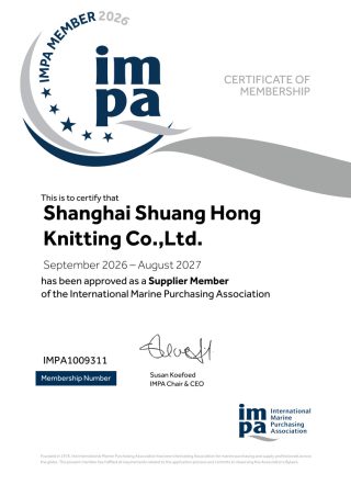 IMPA Certificate Supplier 2026
